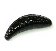 Приманка силиконовая Trout Zone Maggot 1.6in #black
